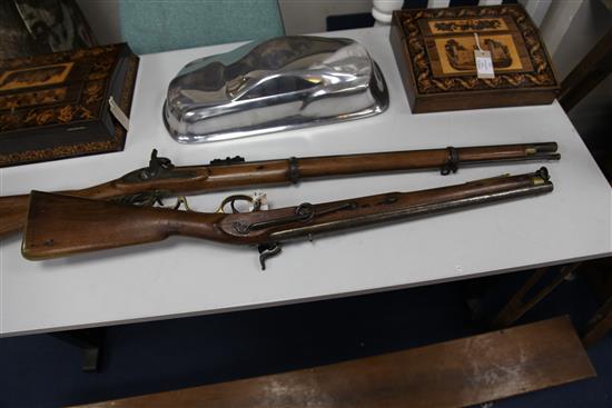A Victorian percussion cavalry carbine,